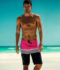 board shorts with stripes