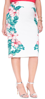 print skirt floral Eloquii plus size