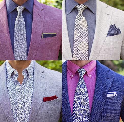 men's suits with ties