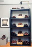 closet men's shoe display