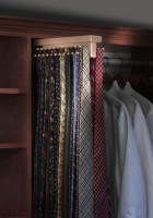 closets tie rack pull