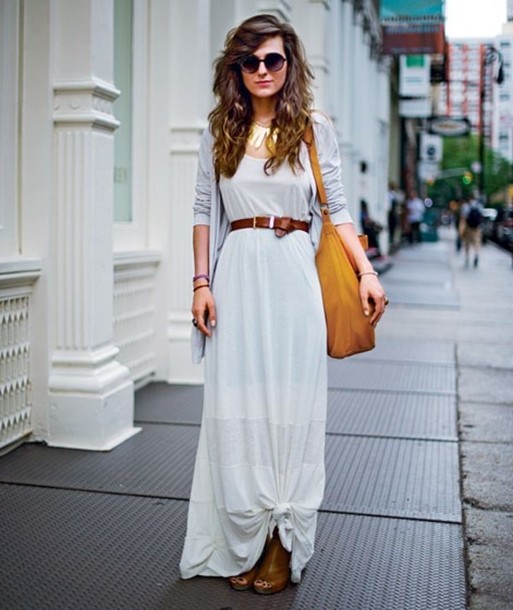 maxi dress and cardigan for fall