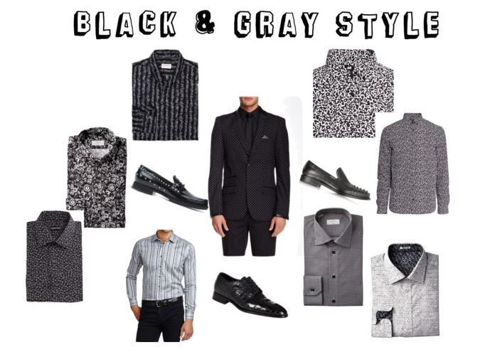 Men's Black and Gray Style