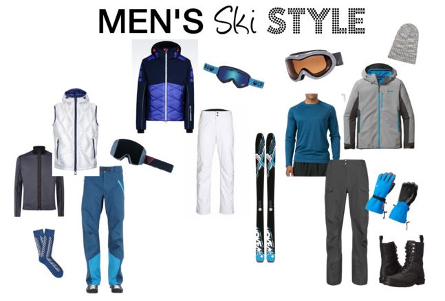Men's ski outfits, men's ski gear