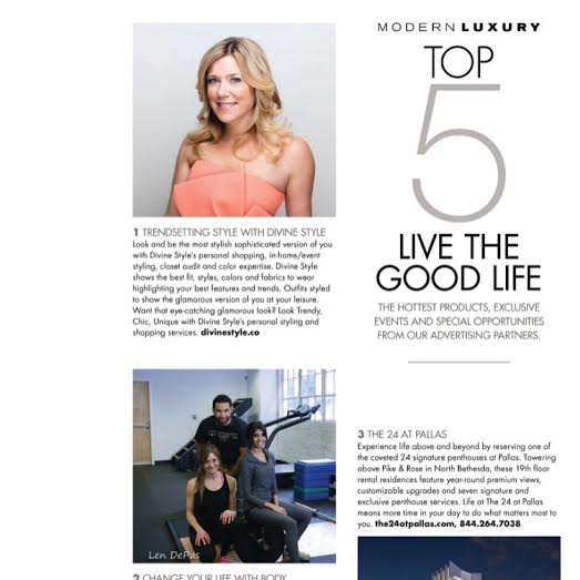 DC Modern Luxury + Divine Style Top 5 Businesses March 2016 Fashion Issue