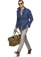 Spring's Freshest Fashion Gear For Men, men's blue field jacket