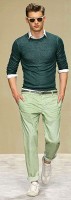 Men's Spring Wardrobe Essentials, men's spring outfit with fashion sneakers