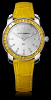 dolce & gabbana yellow watch