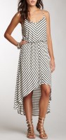 beach coverup midi dress black and white