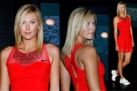 Sporty Chic Spring Sportswear, red tennis dress maria sharapova