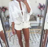 Flattering Shorts Body Type, all white shorts outfit