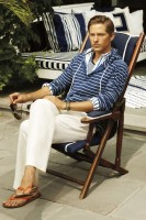 Nauti Nautical Style, men's striped sweater, button down and tshirt