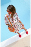 Espadrilles Summer 2016 Shoe, white print shift red and red canvas espadrilles