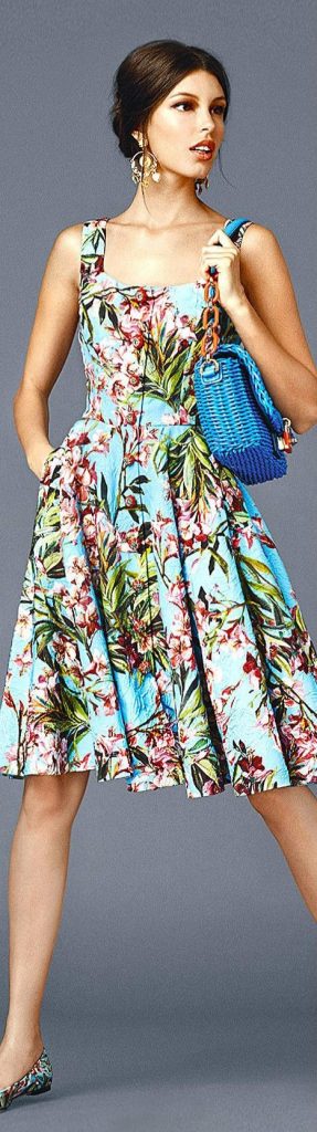 What to Wear to a Summer Soiree, afternoon barbecue, floral midi dress