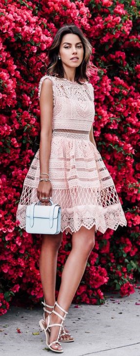 What to Wear to a Summer Soiree, sunset dinner, lace dress