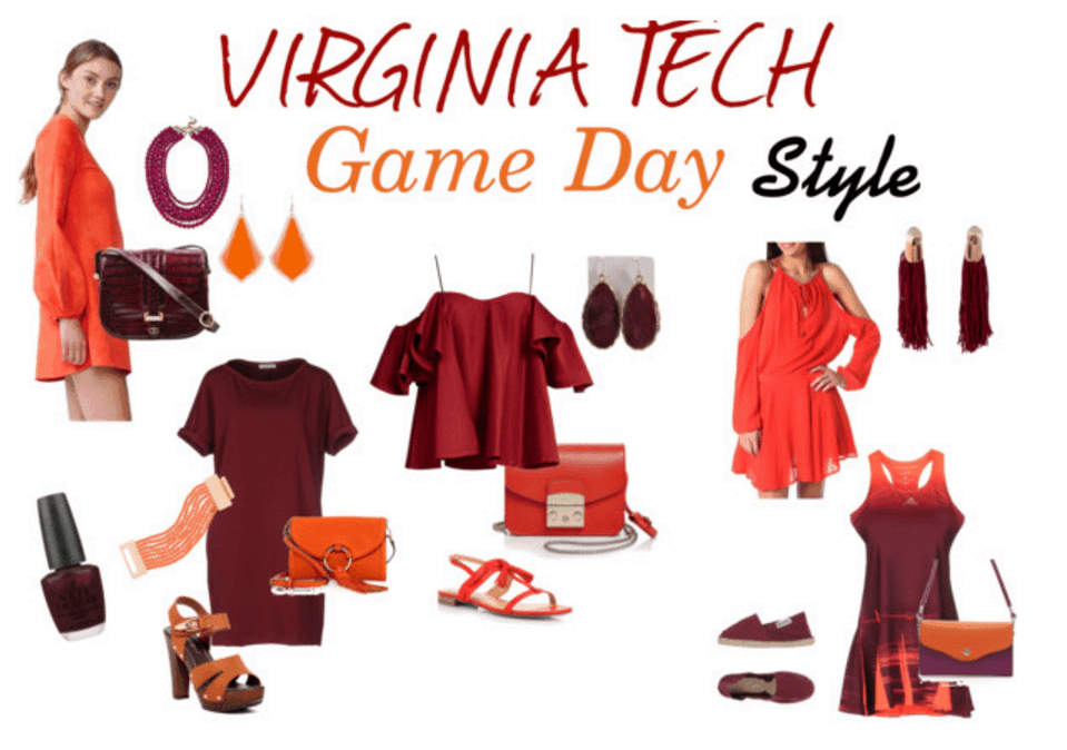 what to wear to a Virginia Tech game, game day style