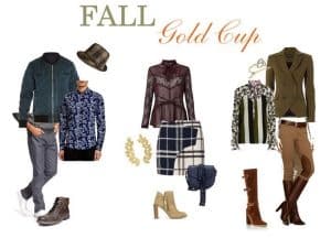 Fall Gold Cup outfits, men's and women's equestrian looks