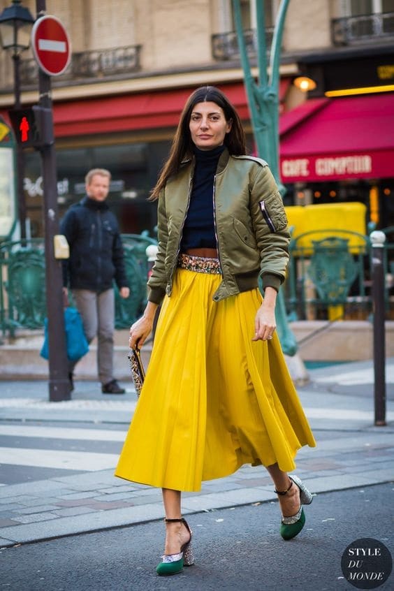 Styling Jean Jacket + Grey Maxi Skirt OOTD