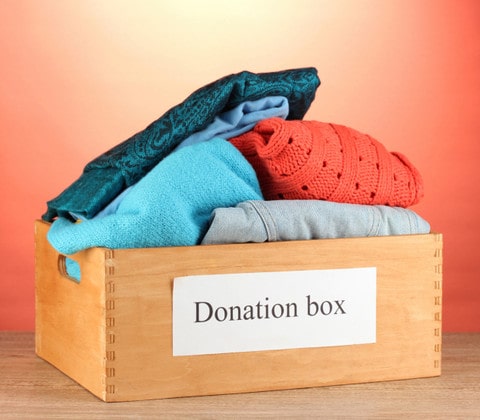 clothing donation boxes