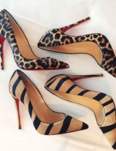 Work Wear to Evening Style, leopard print and zebra high heels