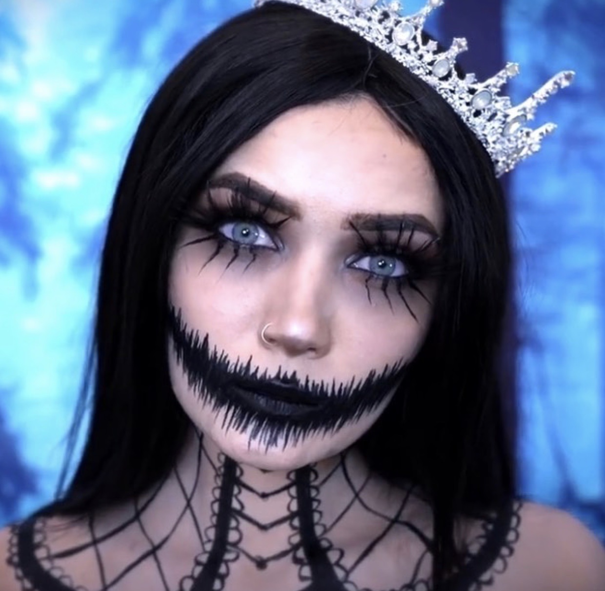 gothic halloween makeup