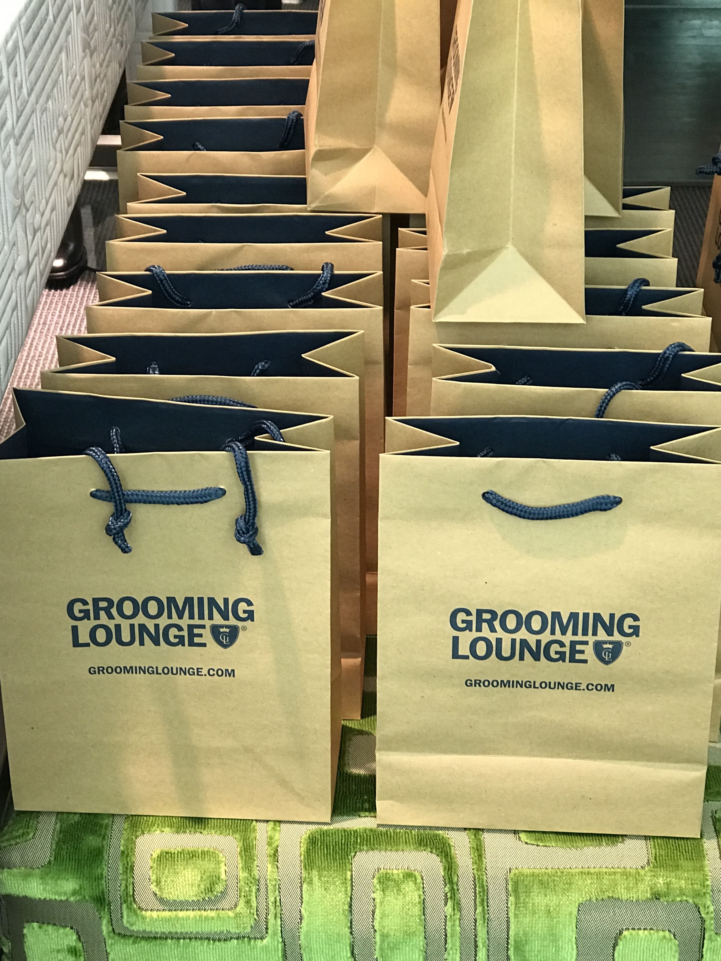 Suit Supply + Grooming Lounge Gift Bags