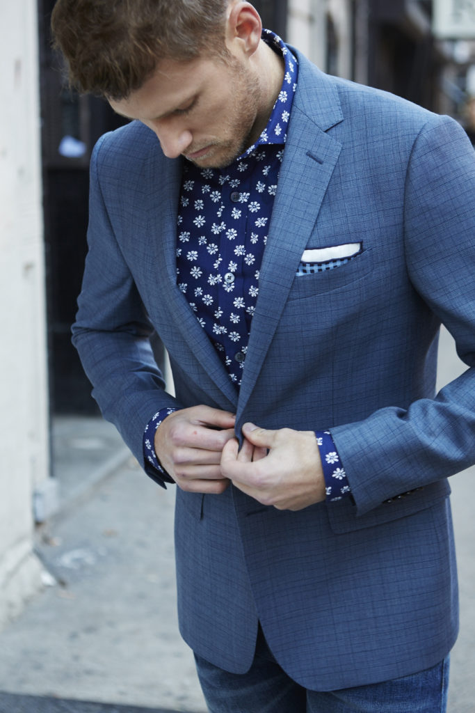 Spring Season’s Hottest Suit and Print Button Down Combinations