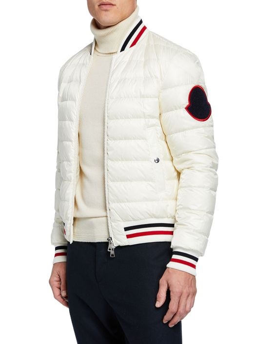 Break the Winter Chill Men's Winter Coats, Moncler men's deltour puffer jacket cream