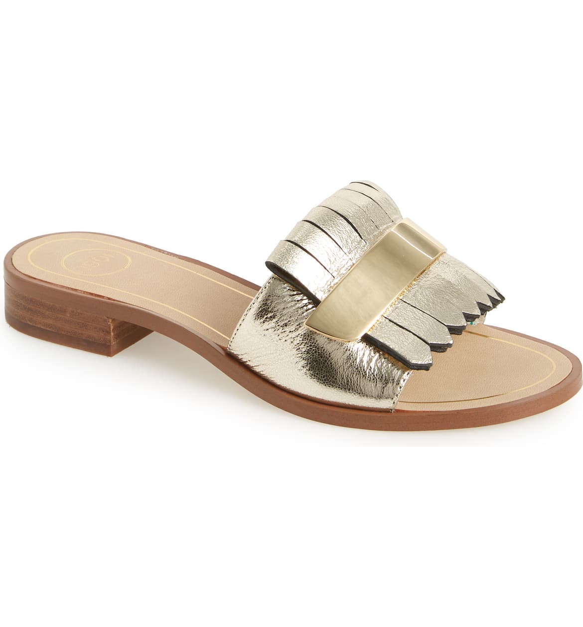 Ease Your Wardrobe Into Fall…Wear Now, Wear Later, metallic slides