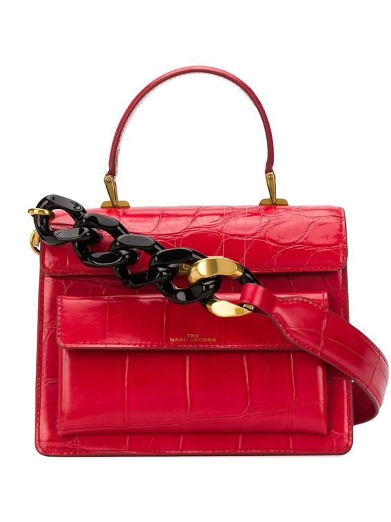It’s A Date: Flirty Looks + Gifts for Valentine’s Day, Gifts for her, Marc Jacobs red uptown crocodile embossed handbag