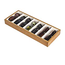 Divine Style Amazon organization/closet products, Sunglasses/Eyeglasses Suede Open Top Tray