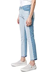 Divine Style Amazon women's spring fashion, Derek Lam 10 Crosby Crop Flare Jeans