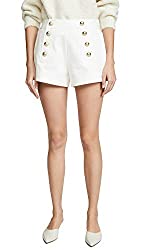 Divine Style Amazon women's spring fashion, Derekl Lam Crosby white sailor shorts