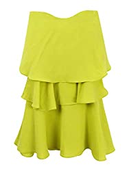 Divine Style Amazon women's summer essentials, Endless Rose green ruffle tiered dress