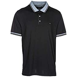 Divine Style Amazon Men's Summer Essentials, Michael Kors Twin Tipped Polo Shirt in Black