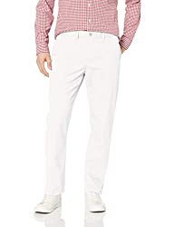 Divine Style Amazon Men's Summer Essentials, Tommy Hilfiger Men's Stretch Chino Pants in Custom Fit white