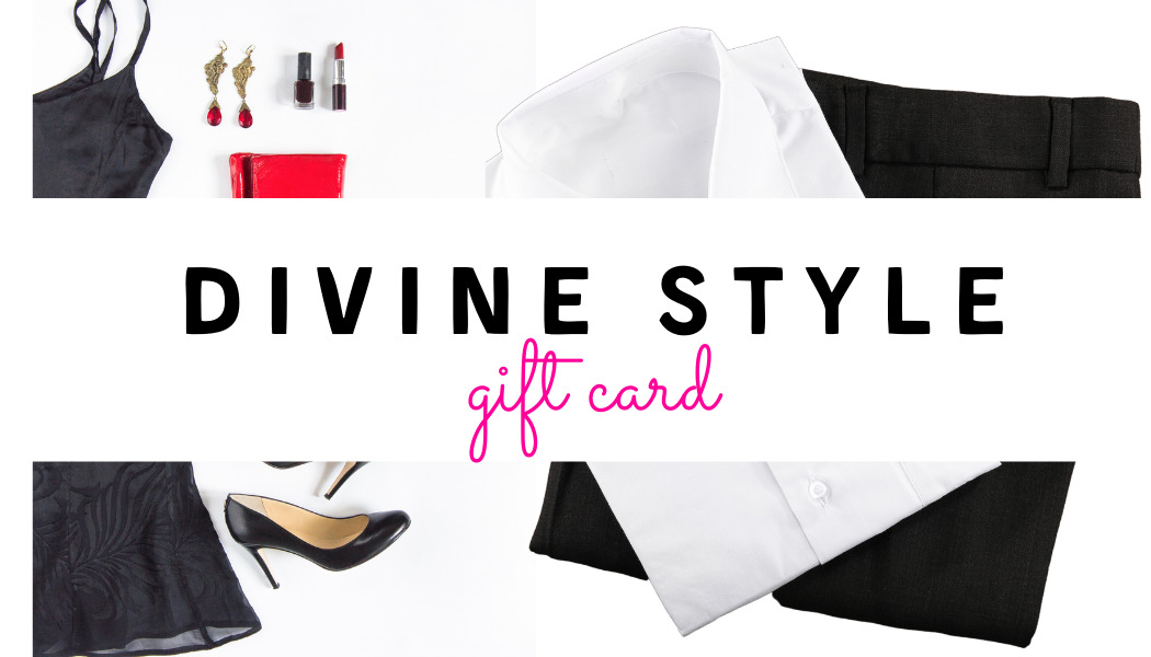 Holiday Prep for Party Season, styling gift card, Divine Style gift card