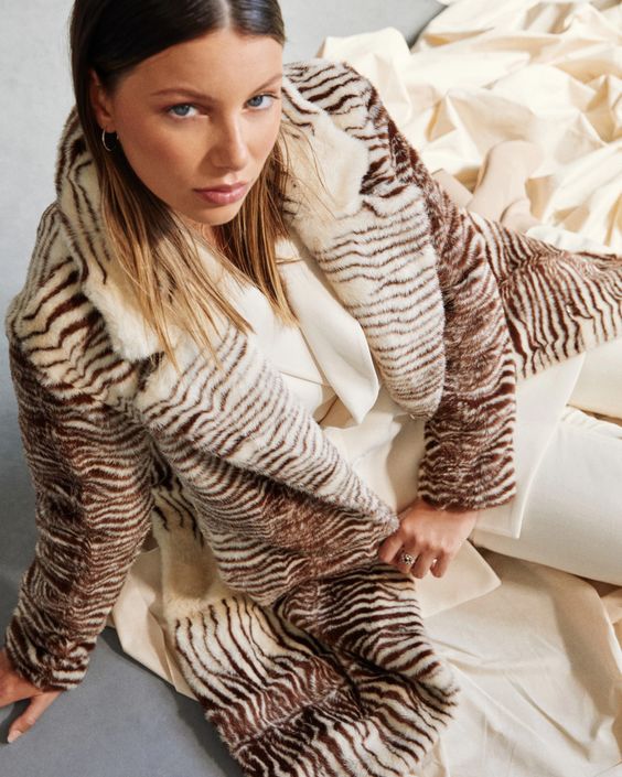 Chic Jackets for Perfect Winter Layering, Faux Fur Fabulous jackets, zebra print coat