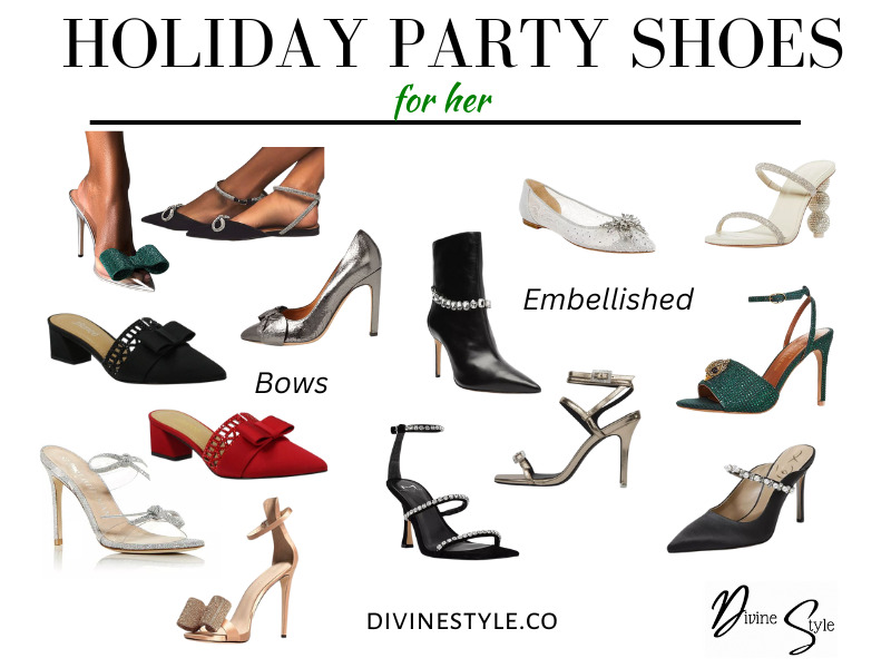 Sparkle in these Holiday Shoes, women's party shoes, holiday shoes for women