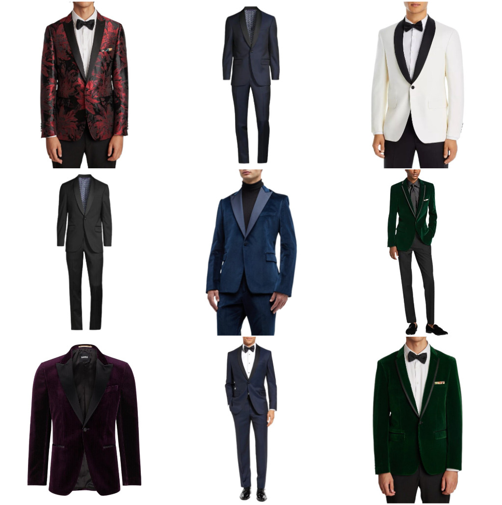 What to Wear to Holiday Parties + New Year's Eve, black tie holiday party and new years eve outfits for men