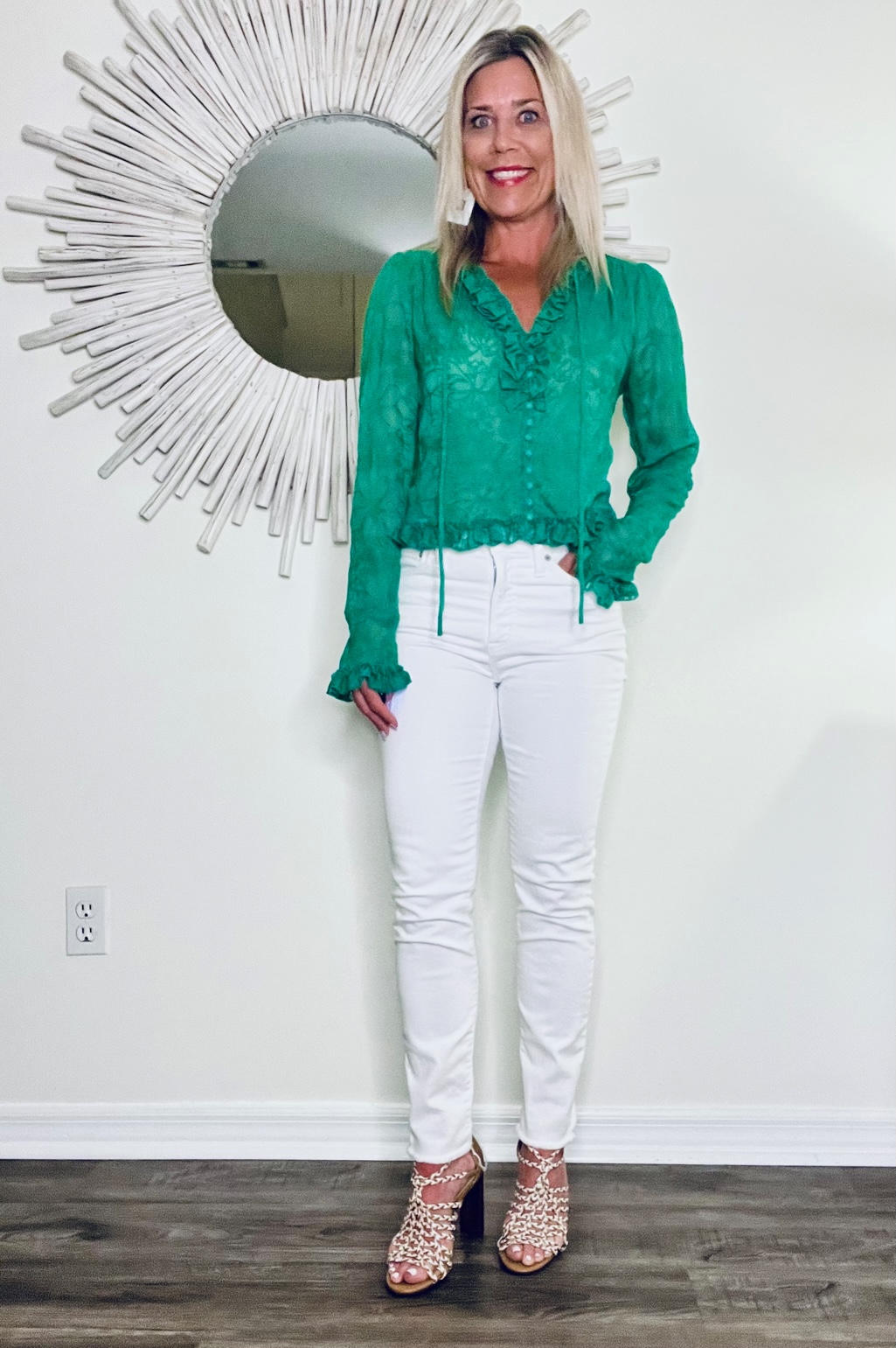 Spring Denim Trends...What to Wear This Season, spring white jeans, Kelley Kirchberg, Divine Style