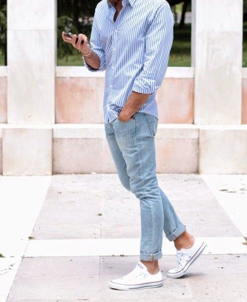 Spring Denim Trends...What to Wear This Season, lgiht wash jeans, light wash denim for men