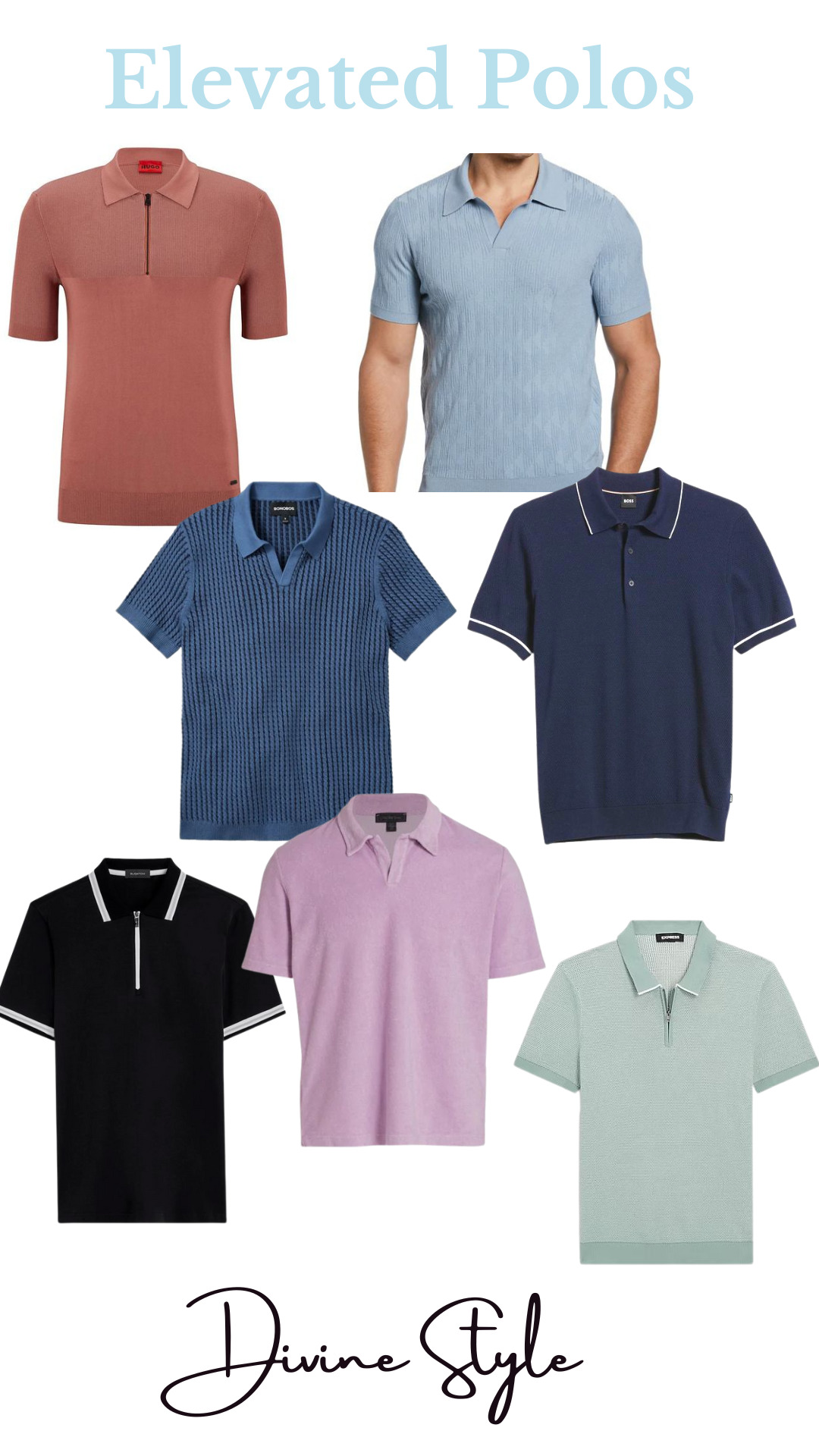 Spring Favorite Pieces for Men, men's elevated polo shirts