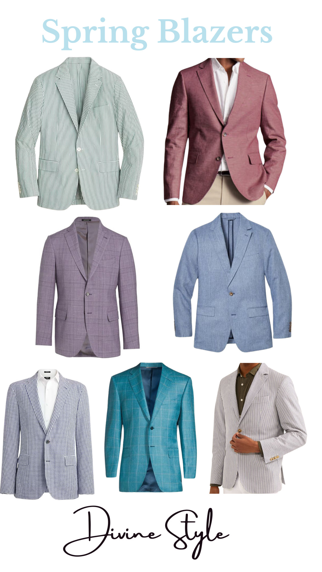 Men's Spring Style Guide, men's spring blazers