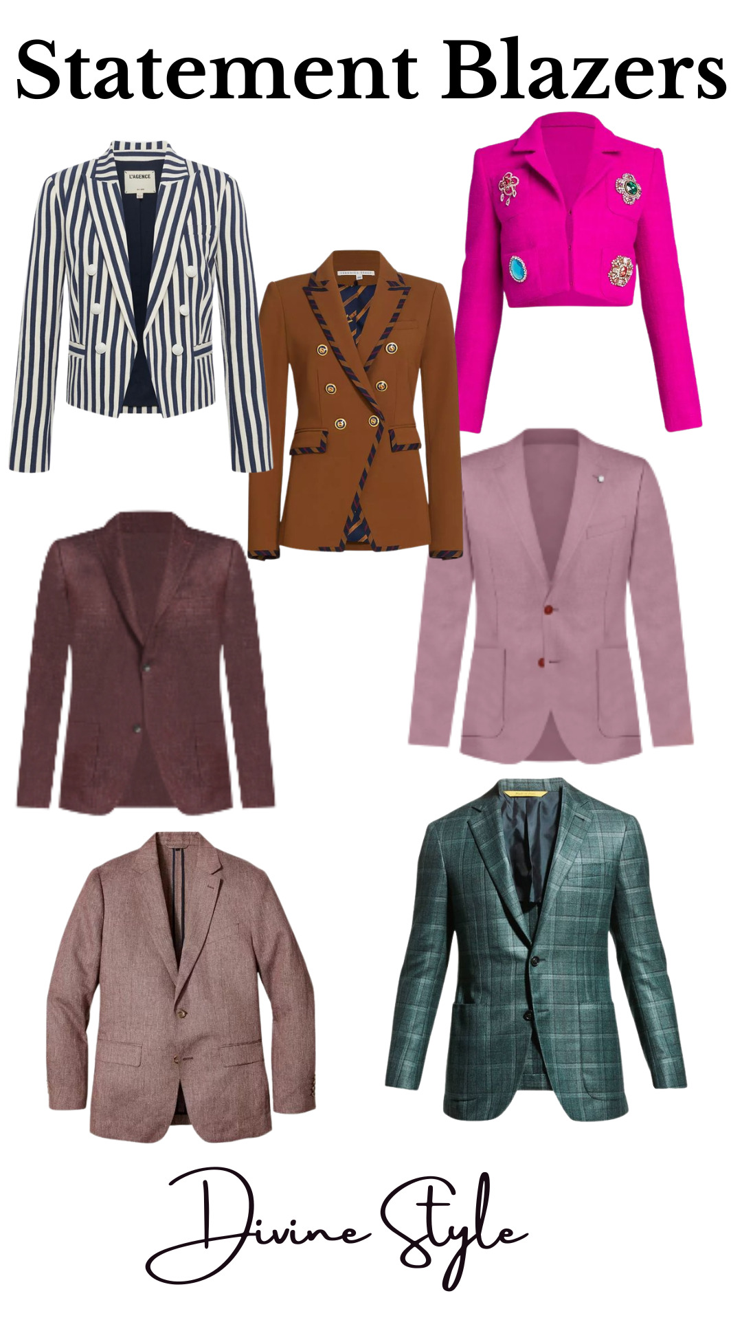 5 Key Autumn Pieces to Own | Statement blazers, fall women's blazers, fall men's blazers