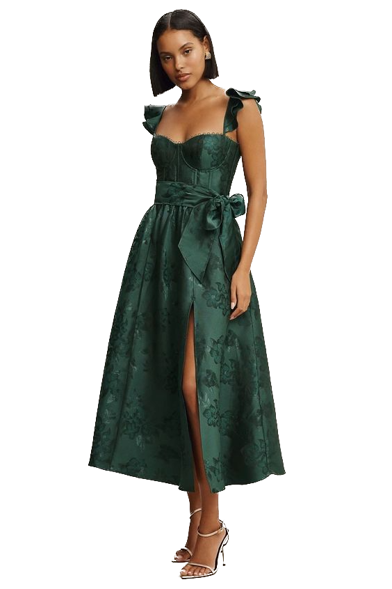 Your Holiday Wardrobe Checklist, festive party dress, holiday dresses, green cocktail dress