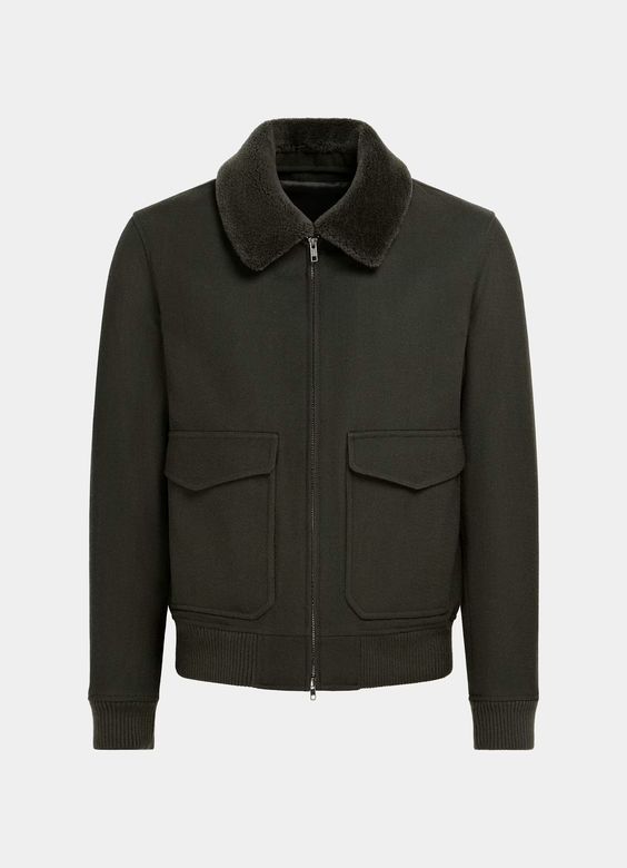 The Luxury of Layering, men's bomber jacket, men's green bomber jacket