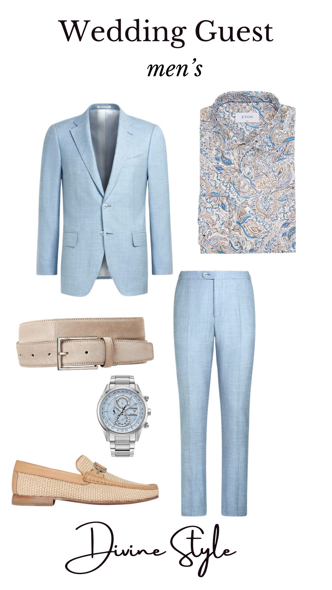 men's wedding guest outfit, what to wear to a spring wedding for men