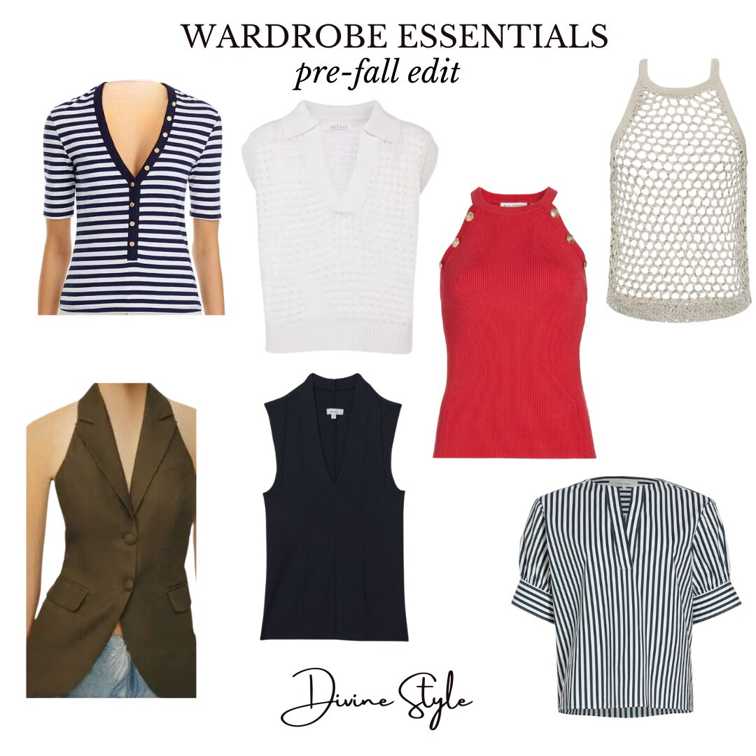 Pre-Fall Wardrobe Essentials, women's fall tops 2024, transition to fall women's tops, Divine Style